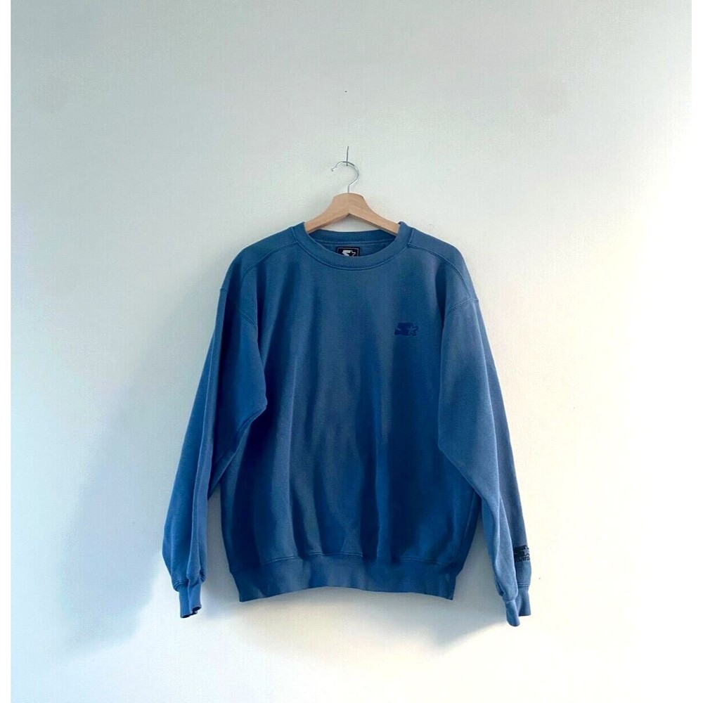Vintage Starter Men's "Patina Blue" Rare Box Crew Neck Sweatshirt - Size Medium
